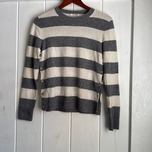 EUC Equipment Femme Cashmere stripped sweater. Size small.